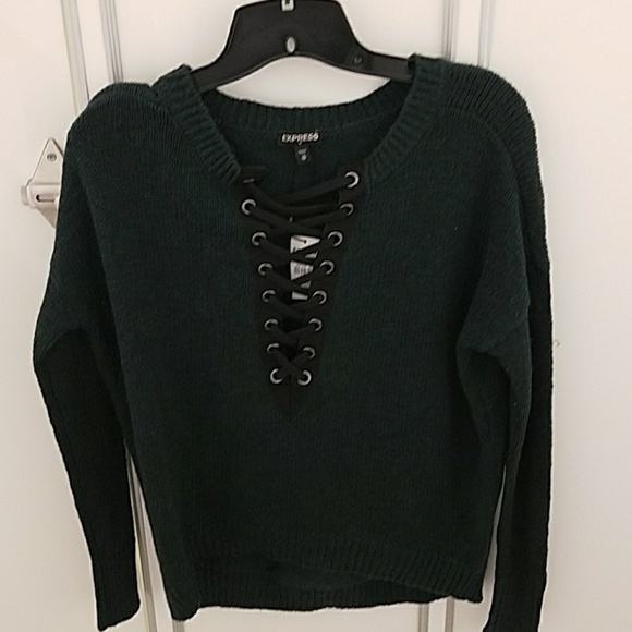 Express green sweater Clearance